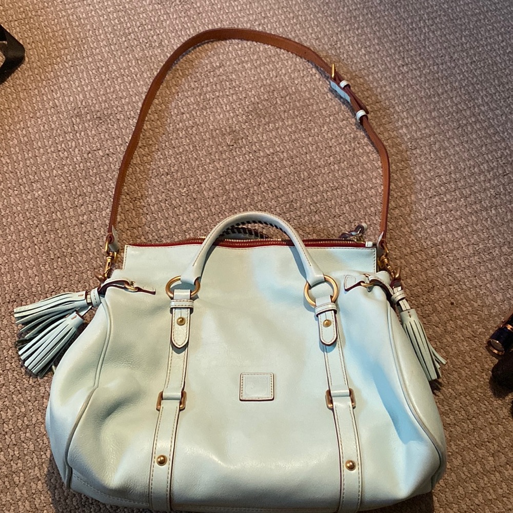 Dooney and Bourke Florentine Blue Satchel